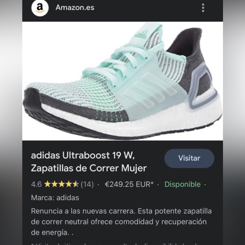 adidas Ultraboost 19 W, Running Shoes for Women size 8 semi new I accept offers